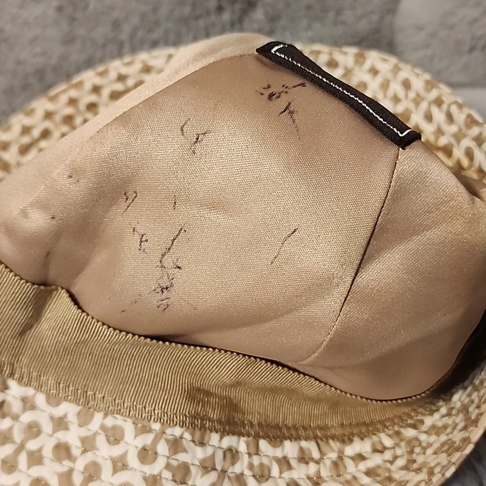 Coach Beige Patterned Women's Hat - Picture 7 of 8